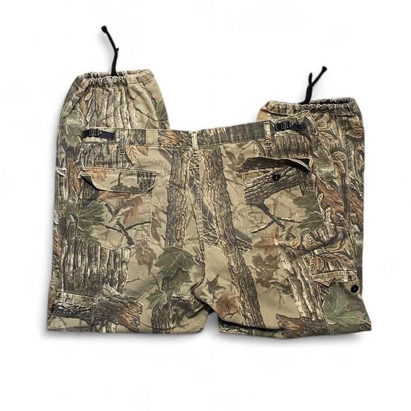 Vintage Camo Cargo Pants  90s Woodland camo cargos hunting pants - Picture 3 of 4